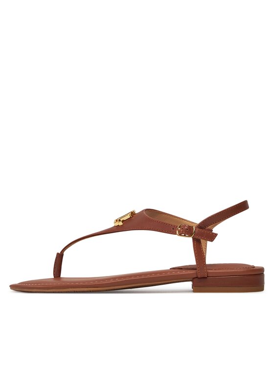 LAUREN RALPH LAUREN Sandały Lauren Ralph Lauren 802940593002 Brązowy