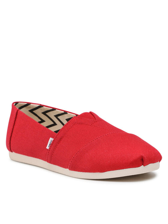 Toms Półbuty Toms Alpargata 10017665 Czerwony