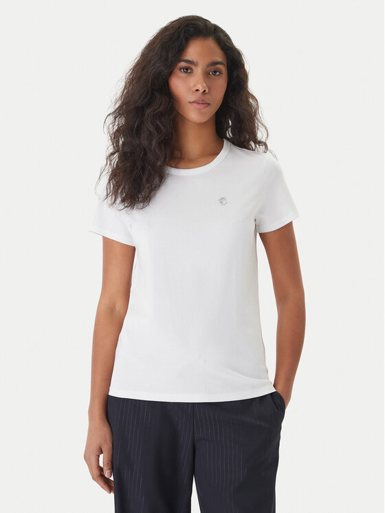 BOSS BOSS Camiseta Eventsa11 50562055 Écru Slim Fit
