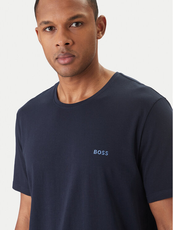 BOSS BOSS Camiseta Mix&Match 50515312 Azul marino Regular Fit