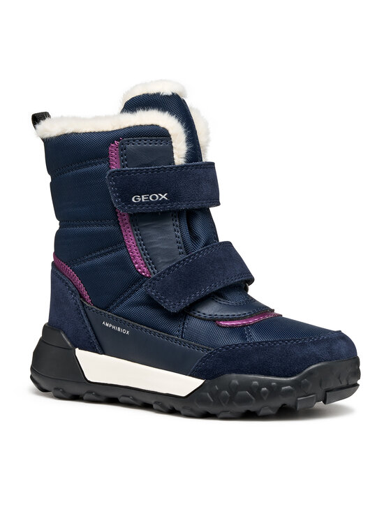 Geox Śniegowce Geox J Trekkyup Girl B Abx J46M7E 08V22 C4269 D Granatowy
