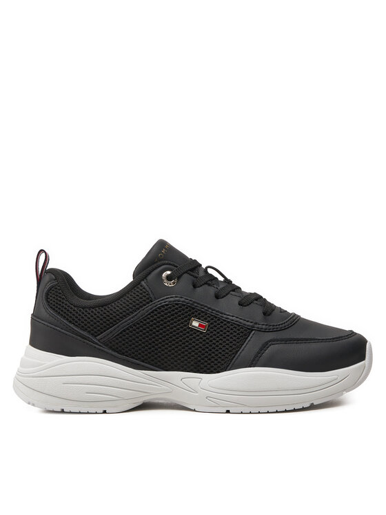 Tommy Hilfiger Laisvalaikio batai Tommy Hilfiger Chunky Runner FW0FW07818 Juoda