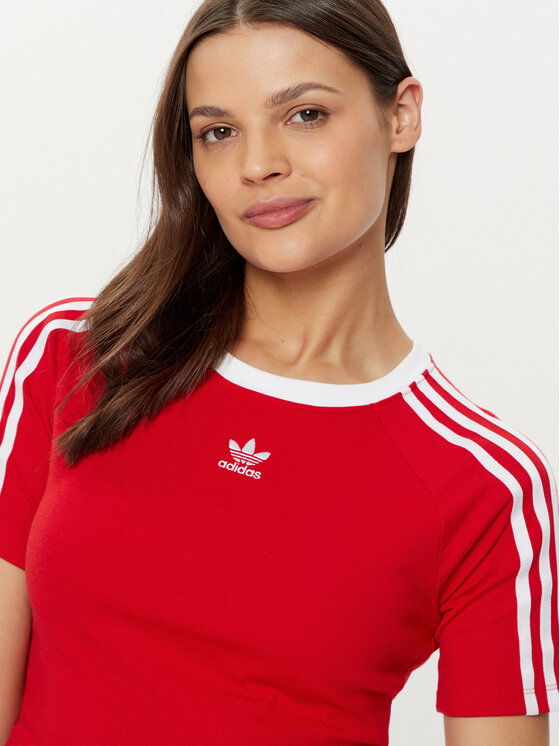 adidas adidas Póló 3-Stripes Baby JD0303 Piros Slim Fit