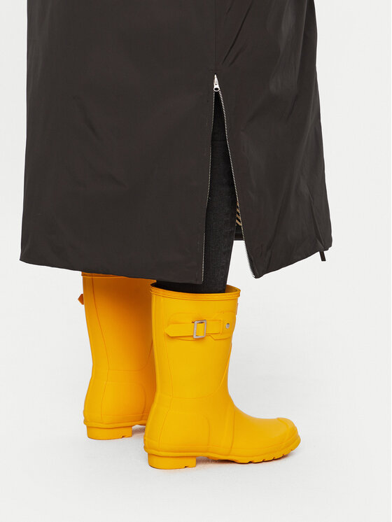 Hunter Hunter Демісезонний плащ HARW0014242 Чорний Regular Fit