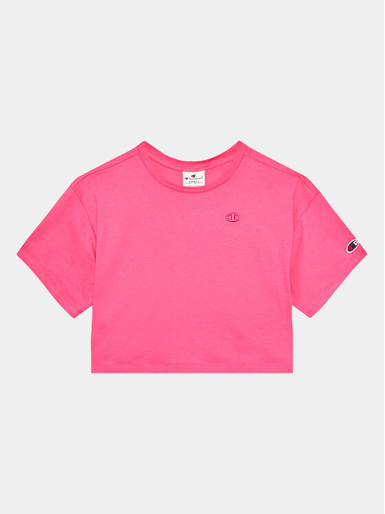 Champion Champion Marškinėliai 404633 Rožinė Regular Fit