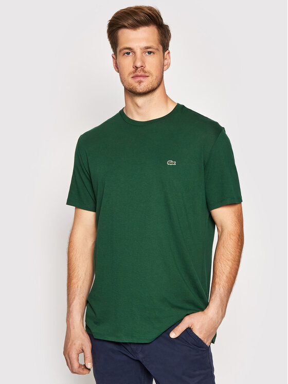 Lacoste Lacoste Majica TH6709 Zelena Regular Fit