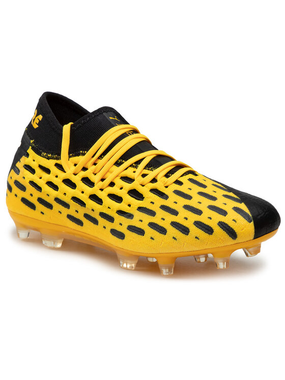 Puma Buty do piłki nożnej Puma Future 5.2 Netfit Fg/Ag 105784 03 Pomarańczowy