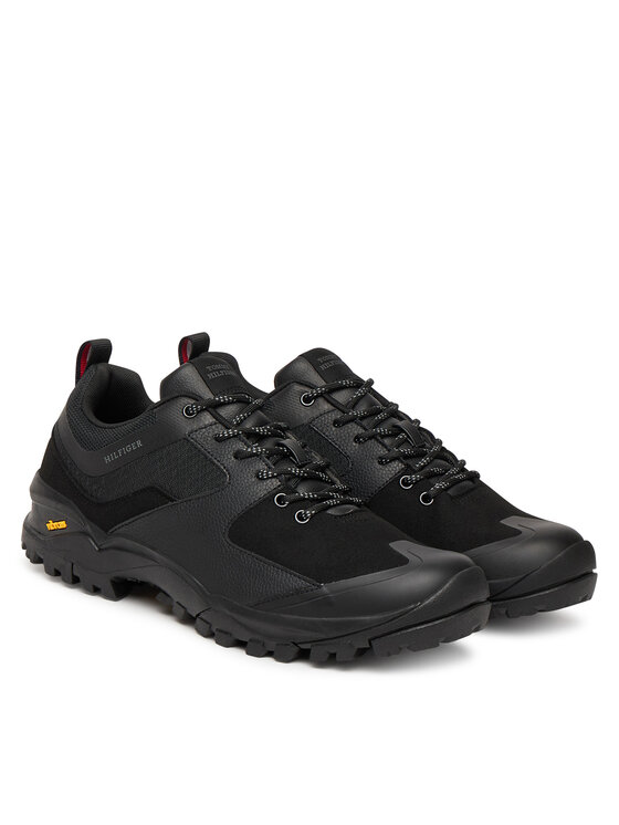 Tommy Hilfiger Sneakers Tommy Hilfiger Vibram Low Runner Tech FM0FM05657 Negru