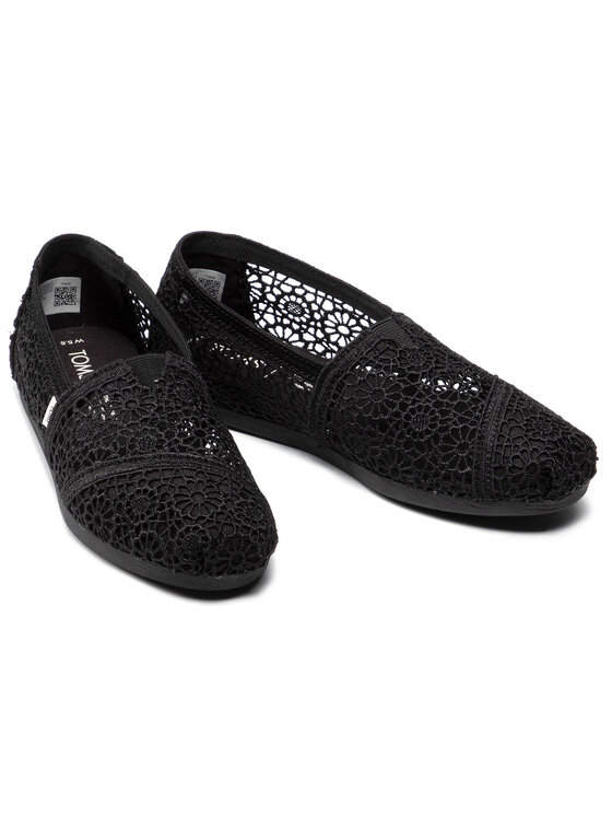 Toms Poltopánky Toms Alpargata 10016254 Čierna