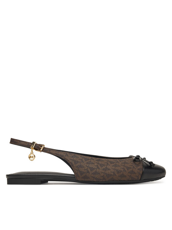 MICHAEL Michael Kors Балетки MICHAEL Michael Kors Piper Sling 40S6PIFP1B Коричневий