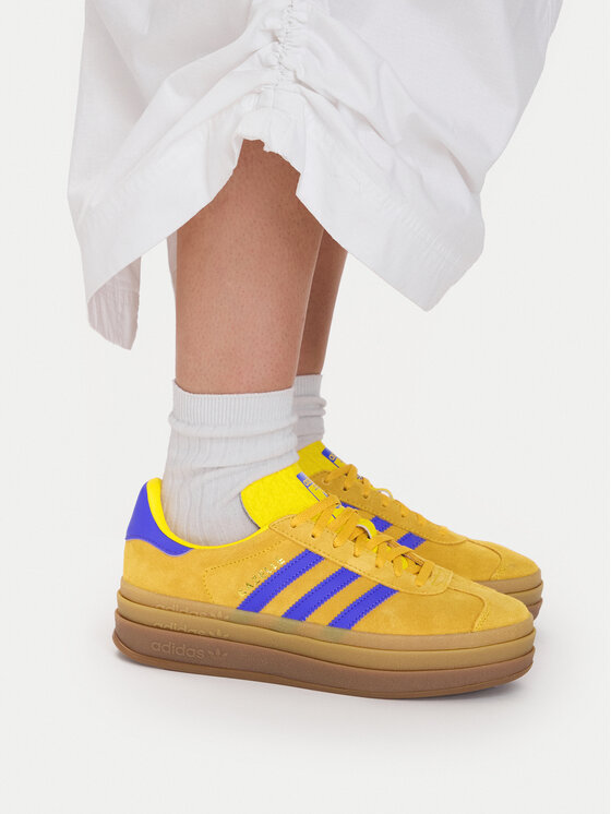 adidas Sneakersy adidas Gazelle Bold KI7212 Żółty