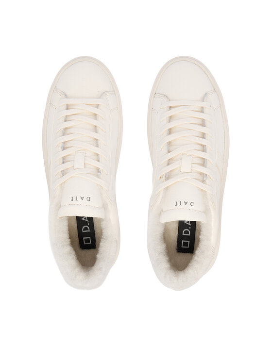 D.A.T.E. Sportcipők D.A.T.E. Hill Low Fur Platform W431-HPF-MN Ekru