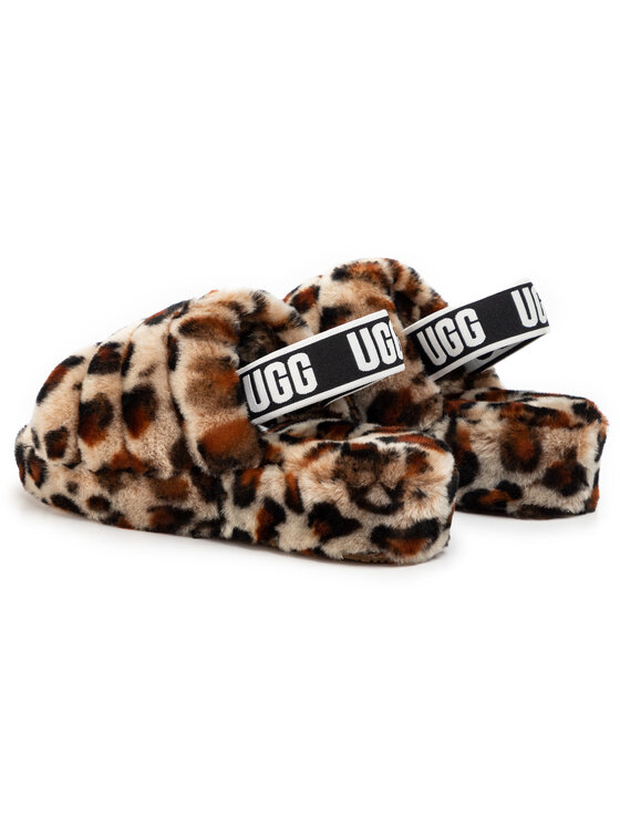 Ugg Pantuflas Ugg W Fluff Yeah Slide Leopard 1106252 De color
