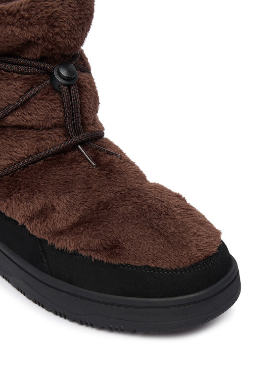 Puma Μπότες Χιονιού Puma Snowbae Suede Wns 402175 Σκούρο καφέ