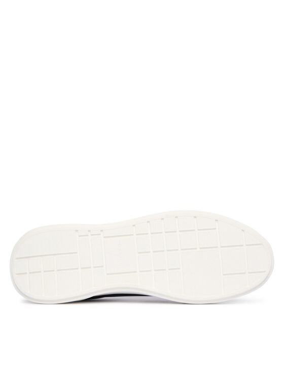 Calvin Klein Superge Calvin Klein Chunky Cupsole Laceup Lth Bt Aop HM0HM02070 Mornarsko modra