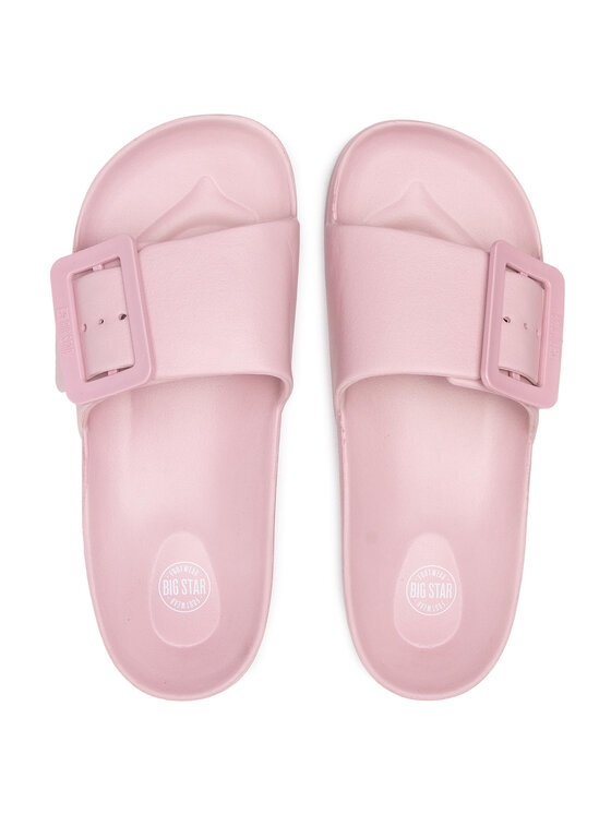 Big Star Shoes Klapki Big Star Shoes FF274A387 Różowy