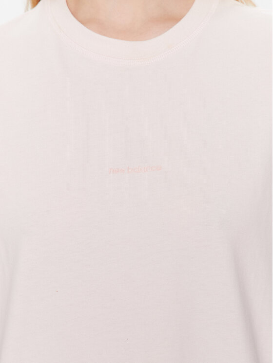 New Balance New Balance T-shirt Athletics Nature WT23556 Ružičasta Relaxed Fit