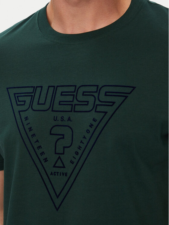 Guess Guess Camiseta Z6YI20 K5016 Verde oscuro Regular Fit