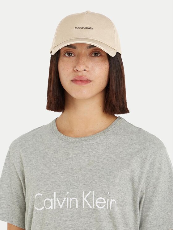 Calvin Klein Šiltovka Calvin Klein Metal Lettering Bb Cap K50K511999 Béžová