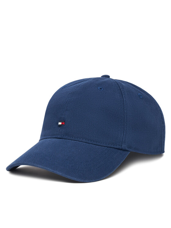 Tommy Hilfiger Šiltovka Tommy Hilfiger Flag Soft 6 Panel AM0AM13426 Tmavomodrá