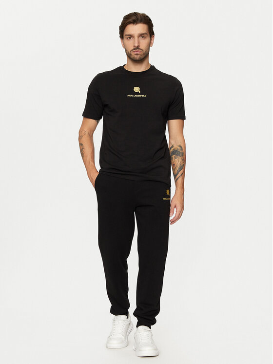 KARL LAGERFELD KARL LAGERFELD T-shirt 755461 551235 Nero Regular Fit