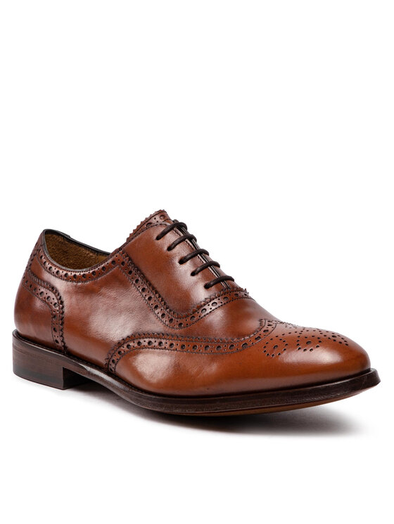 Lord Premium Nizki čevlji Lord Premium Brogues 5501 Rjava