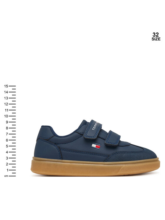 Tommy Hilfiger Tenisice Tommy Hilfiger Low Cut Velcro Sneaker T1X9-35219-1269 S Tamnoplava