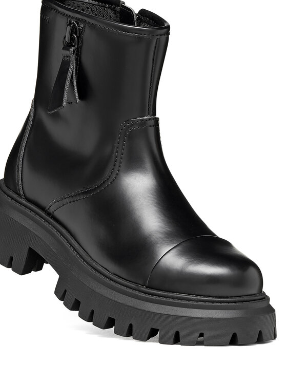 Geox Bokacsizma Geox J Maquinnens Girl J66M6B 000CN C9999 S Fekete