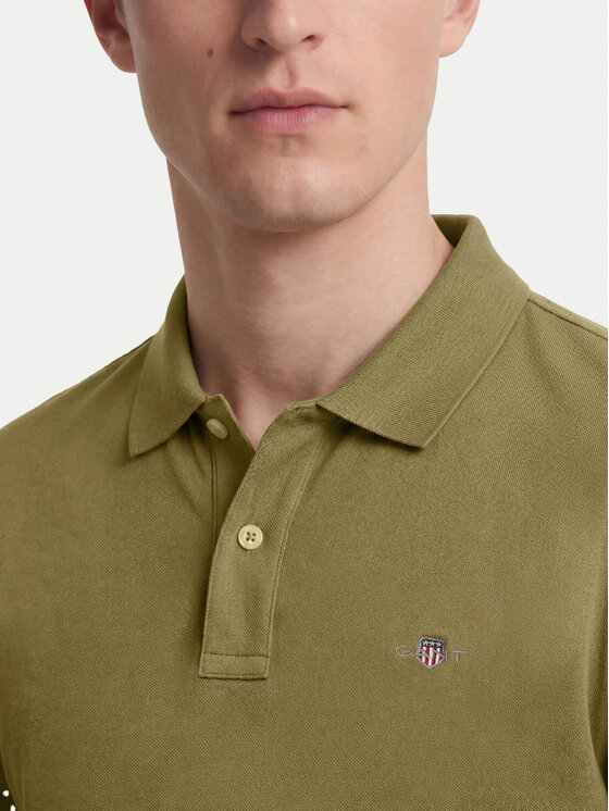 Gant Gant Polo Shield 2210 Verde oscuro Regular Fit