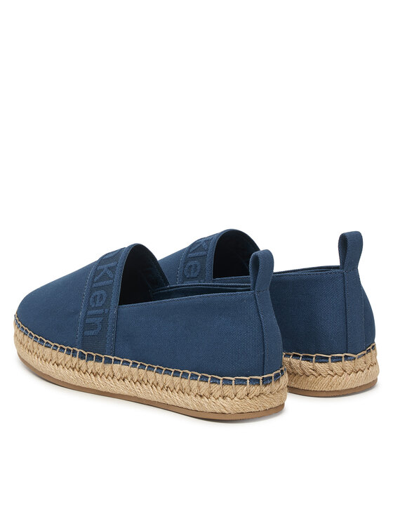 Calvin Klein Εσπαντρίγιες Calvin Klein Oblique Espadrille Webbing HW0HW02934 Μπλε