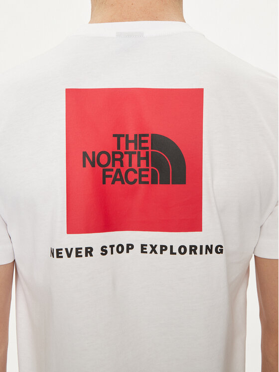 The North Face The North Face Majica Redbox NF0A87NP Bela Regular Fit