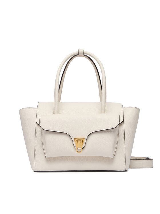 Coccinelle Bolso Coccinelle T8A Coccinelledouble Beat E1 T8A 18 02 01 Écru