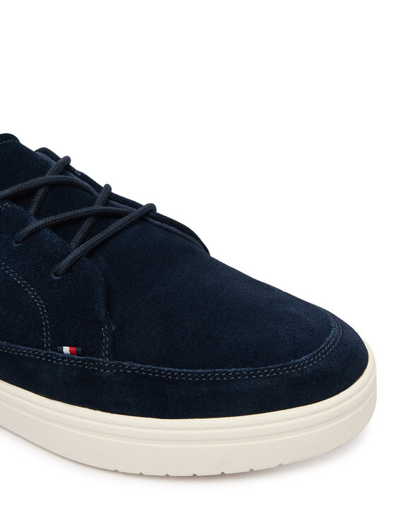 Tommy Hilfiger Tenisice Tommy Hilfiger Hilfiger Light Hybrid Suede Shoe FM0FM05788 Tamnoplava