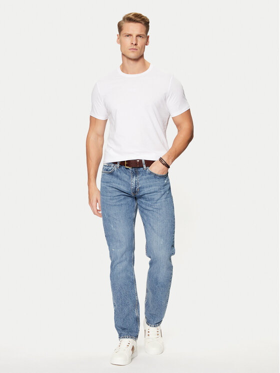 Guess Guess Marškinėliai M4GP39 K7HD0 Balta Regular Fit