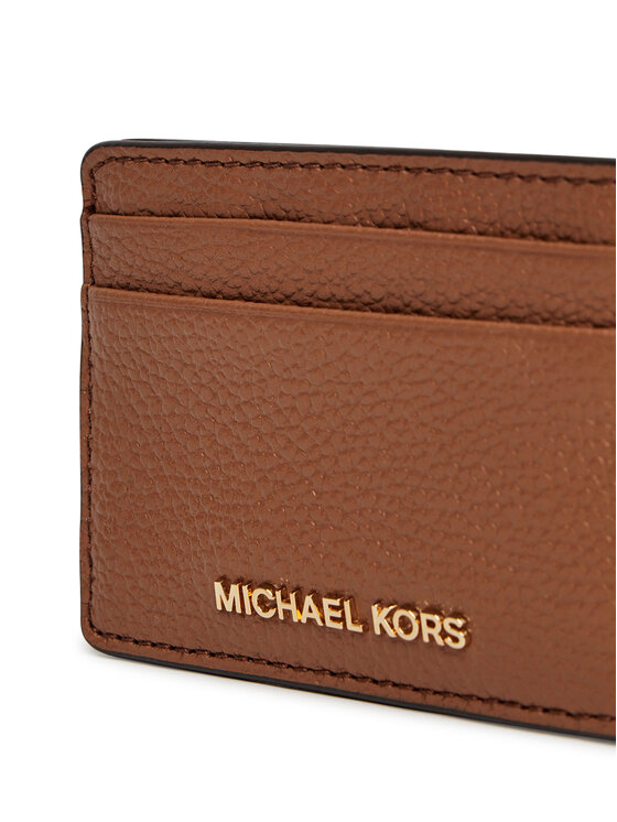 MICHAEL Michael Kors Etui na karty kredytowe MICHAEL Michael Kors 32F7GF6D0L Brązowy