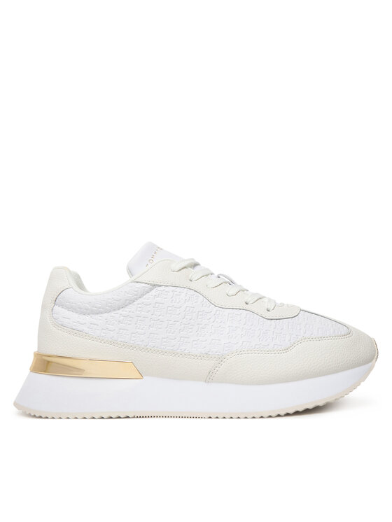 Tommy Hilfiger Сникърси Tommy Hilfiger Th Chic Monogram Runner FW0FW09464 Бял