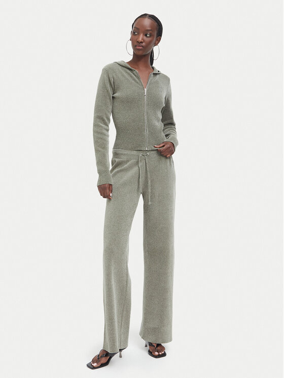 Juicy Couture Juicy Couture Спортивні штани JCWEB006 Хакі Regular Fit