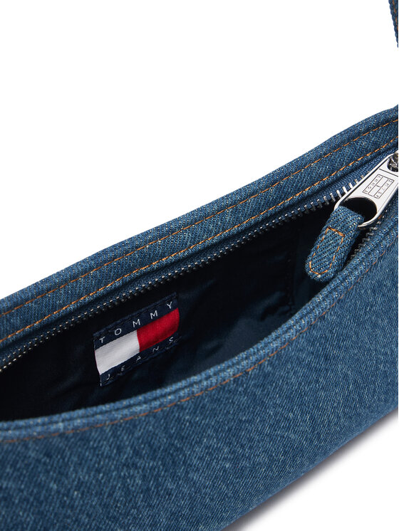 Tommy Jeans Τσάντα Tommy Jeans Tjw Cool Denim Shoulder Bag AW0AW19157 Μπλε