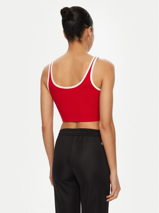adidas adidas Топ adicolor 3-Stripes JD4615 Червоний Slim Fit