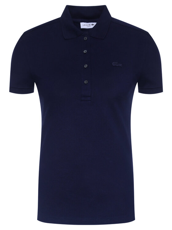 Lacoste Lacoste Поло PF5462 Cиній Slim Fit