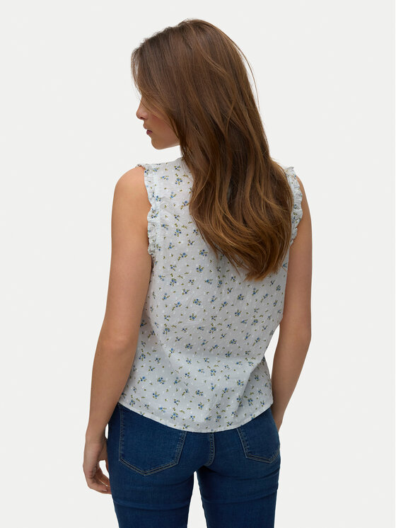 Vero Moda Vero Moda Top Trine 10342734 Blanco Regular Fit