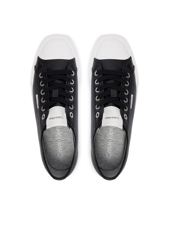 Calvin Klein Sportbačiai Calvin Klein Vulc Lace Up Low Lth HW0HW03077 Juoda