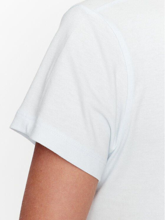New Balance New Balance Póló NB Essentials Stacked Logo T-Shirt WT31546 Kék Regular Fit