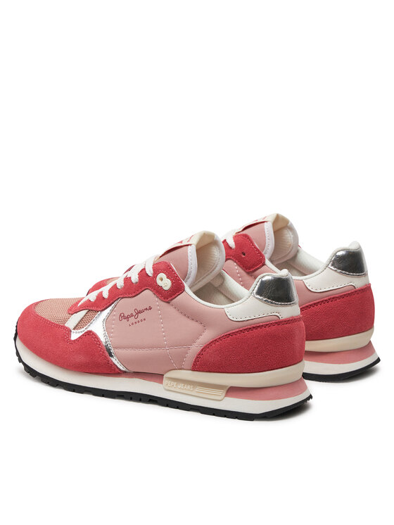 Pepe Jeans Sneakersy Pepe Jeans Brit Heritage W PLS31474 Różowy