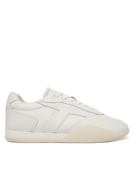 Tommy Hilfiger Αθλητικά Tommy Hilfiger Th Vintage Low Runner Leather FW0FW09485 Λευκό