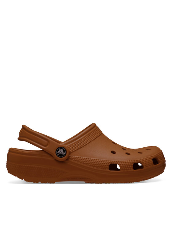 Crocs Чехли Crocs Classic 10001 Кафяв