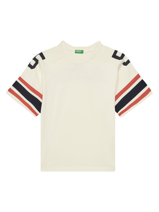 United Colors Of Benetton United Colors Of Benetton Camiseta 3MI5C10OA Beis Relaxed Fit