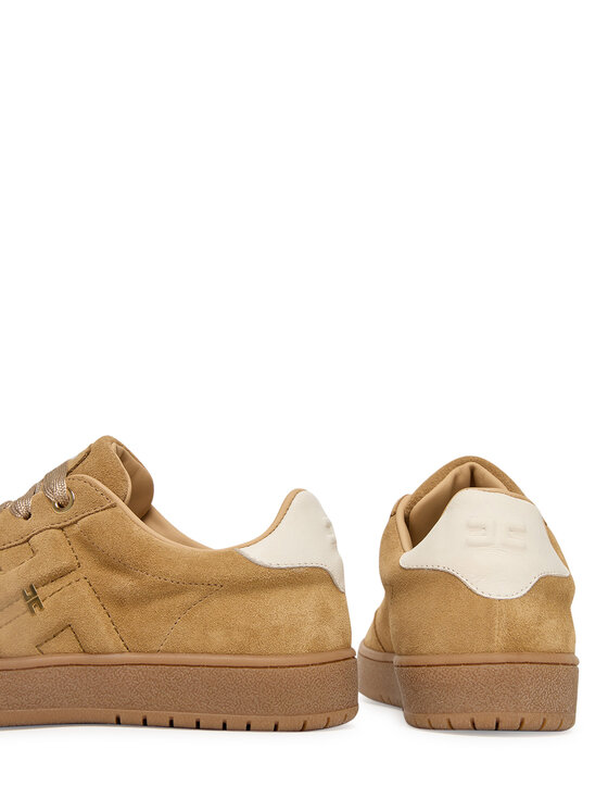 Elisabetta Franchi Sneakers Elisabetta Franchi Low Cut Lace Up F4A9-E0340-0071 D Beige