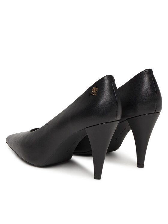 Tommy Hilfiger Décolleté Tommy Hilfiger Th Smooth Leather Pump FW0FW08960 Nero