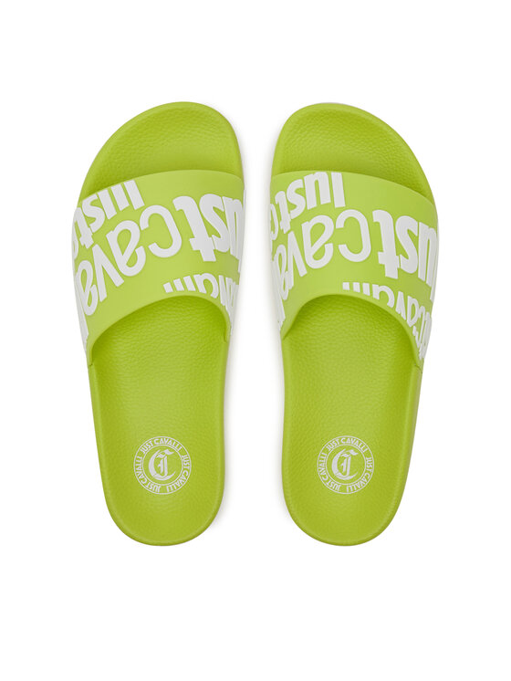 Just Cavalli Шльопанці Just Cavalli 78RA3SZ1 ZS785 Зелений